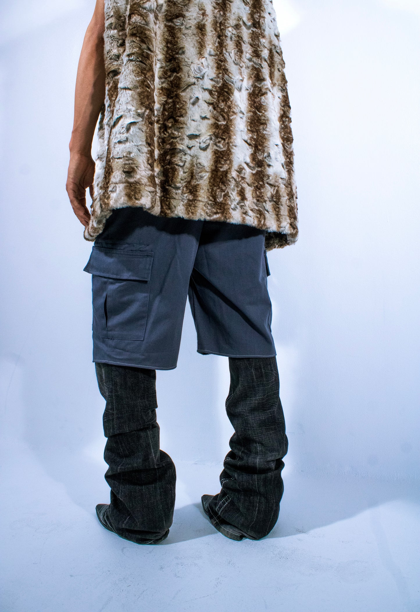 stacked trouser/jean