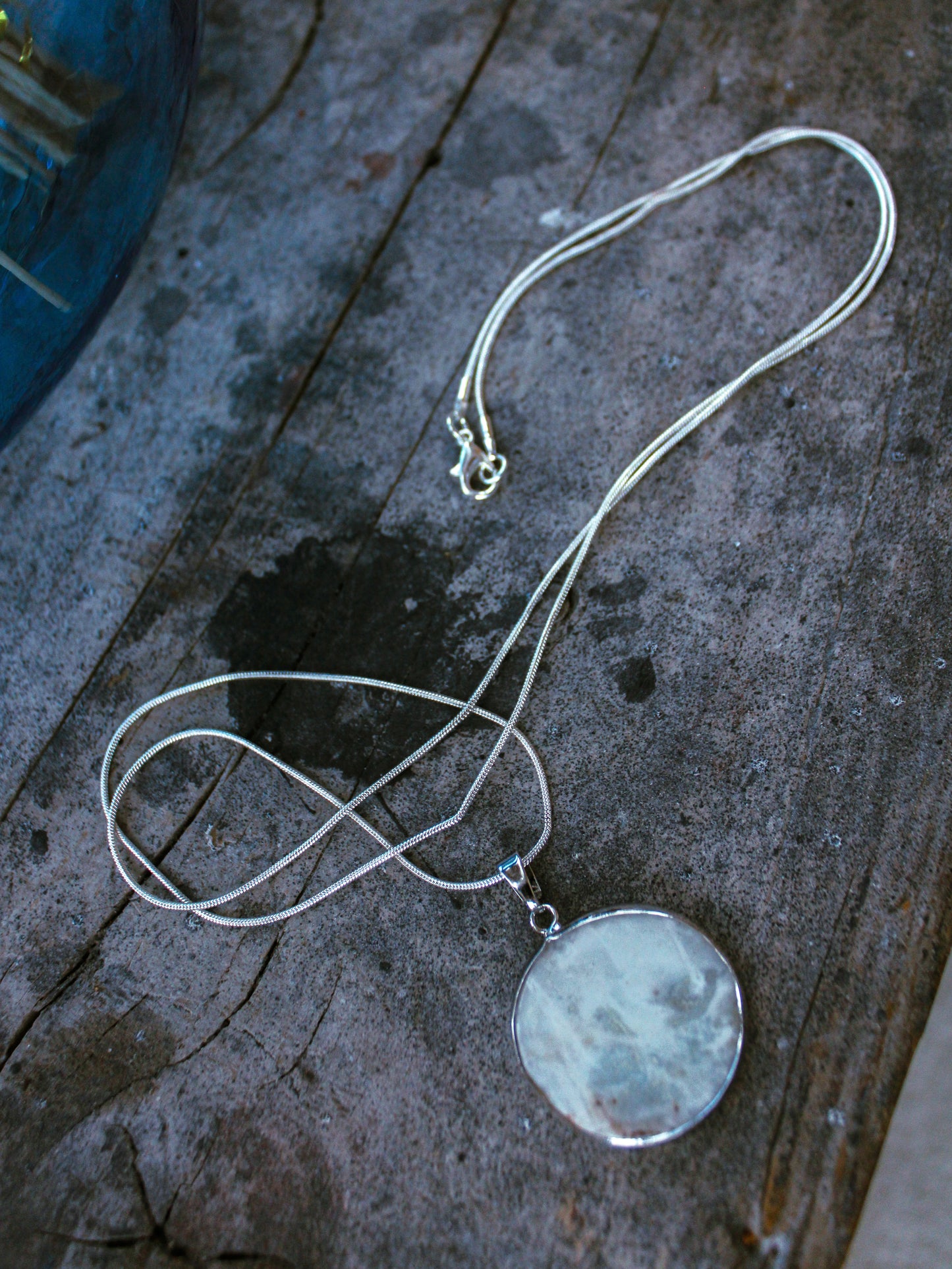 round amazonite necklace