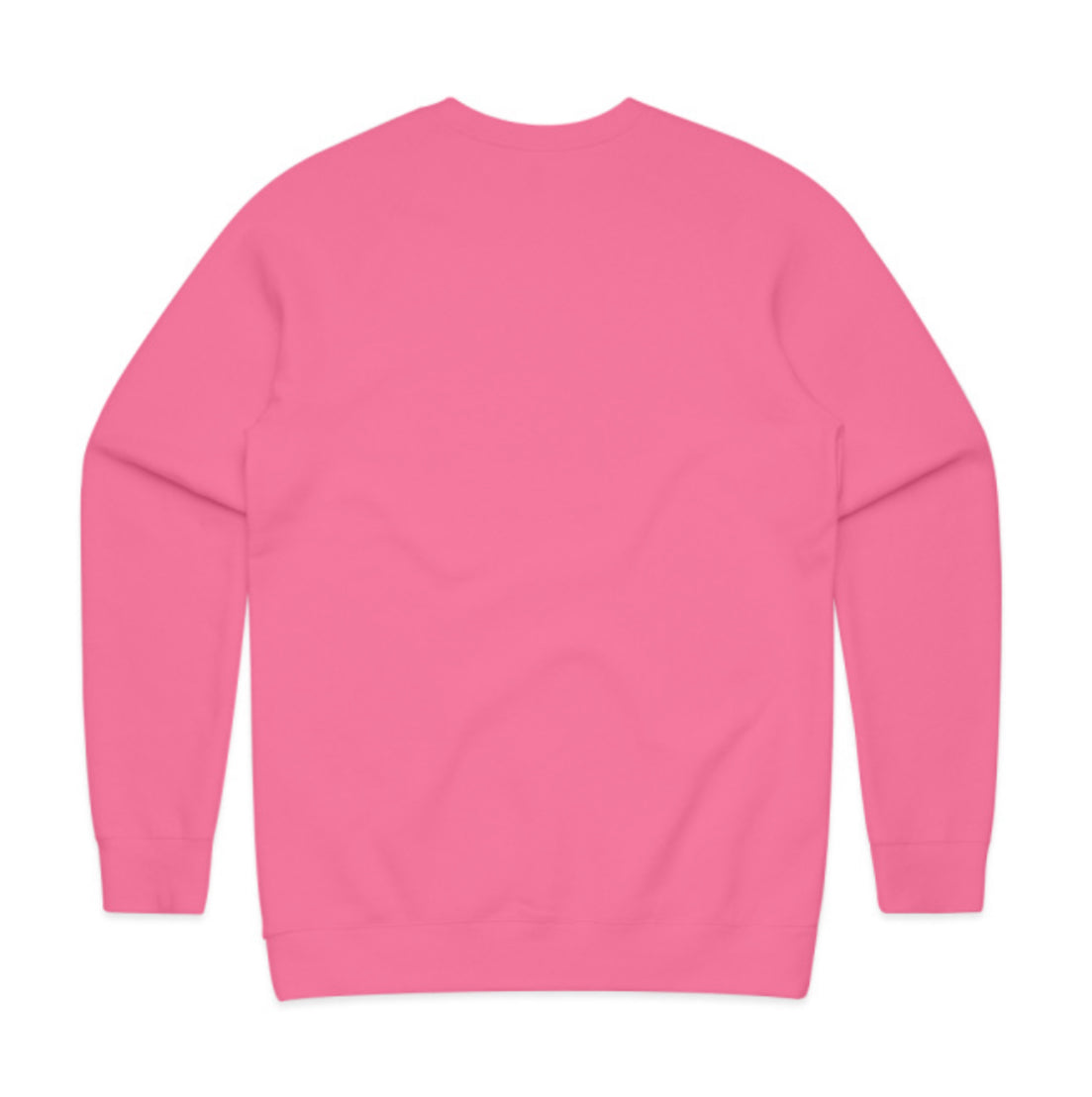 pink logo crewneck