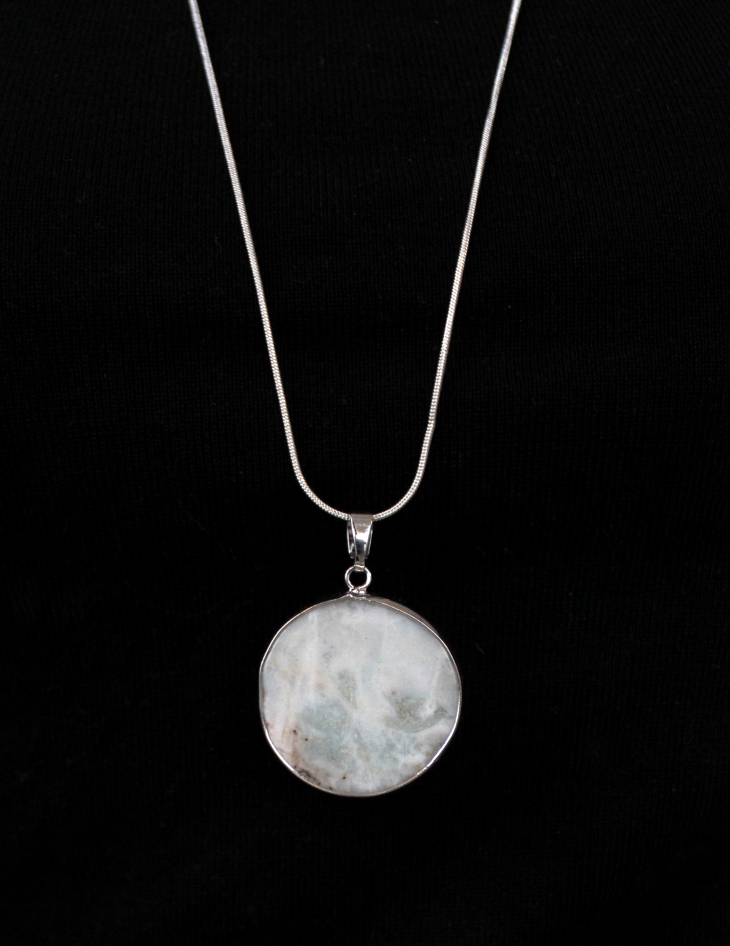 round amazonite necklace