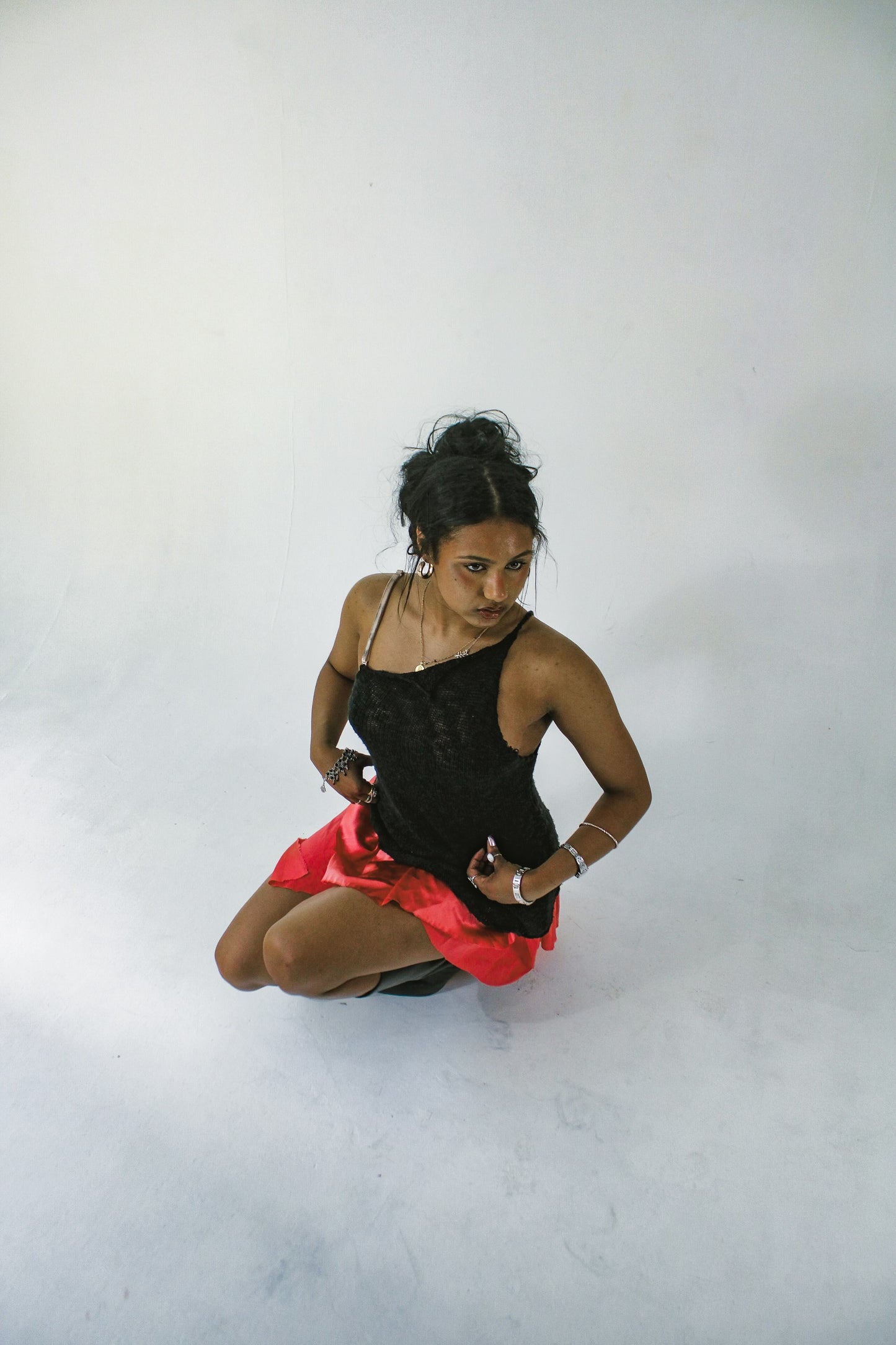 gabrielle paint strap tank