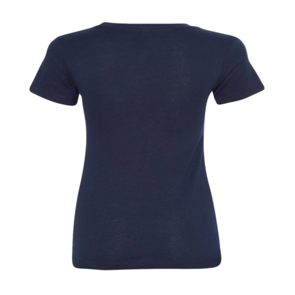 new york fitted tee navy