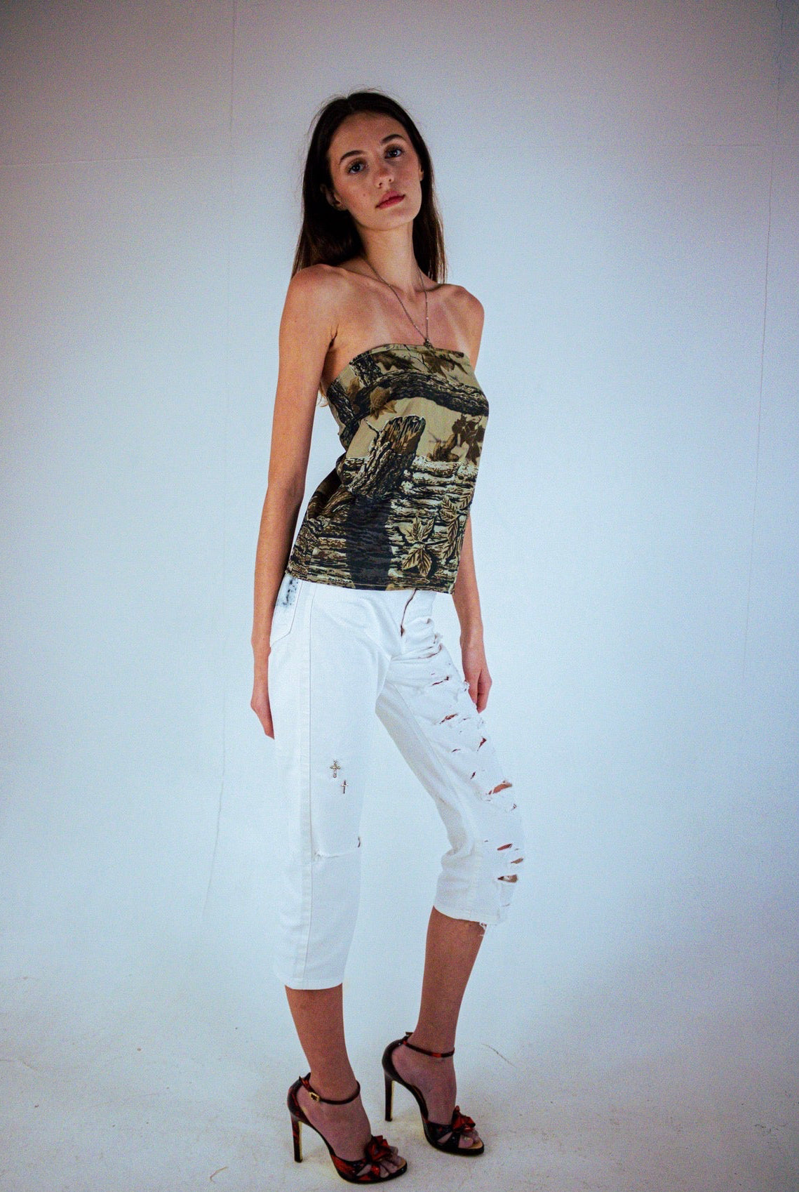 realtree strapless top