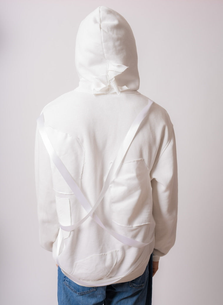 sweat à capuche d'attache