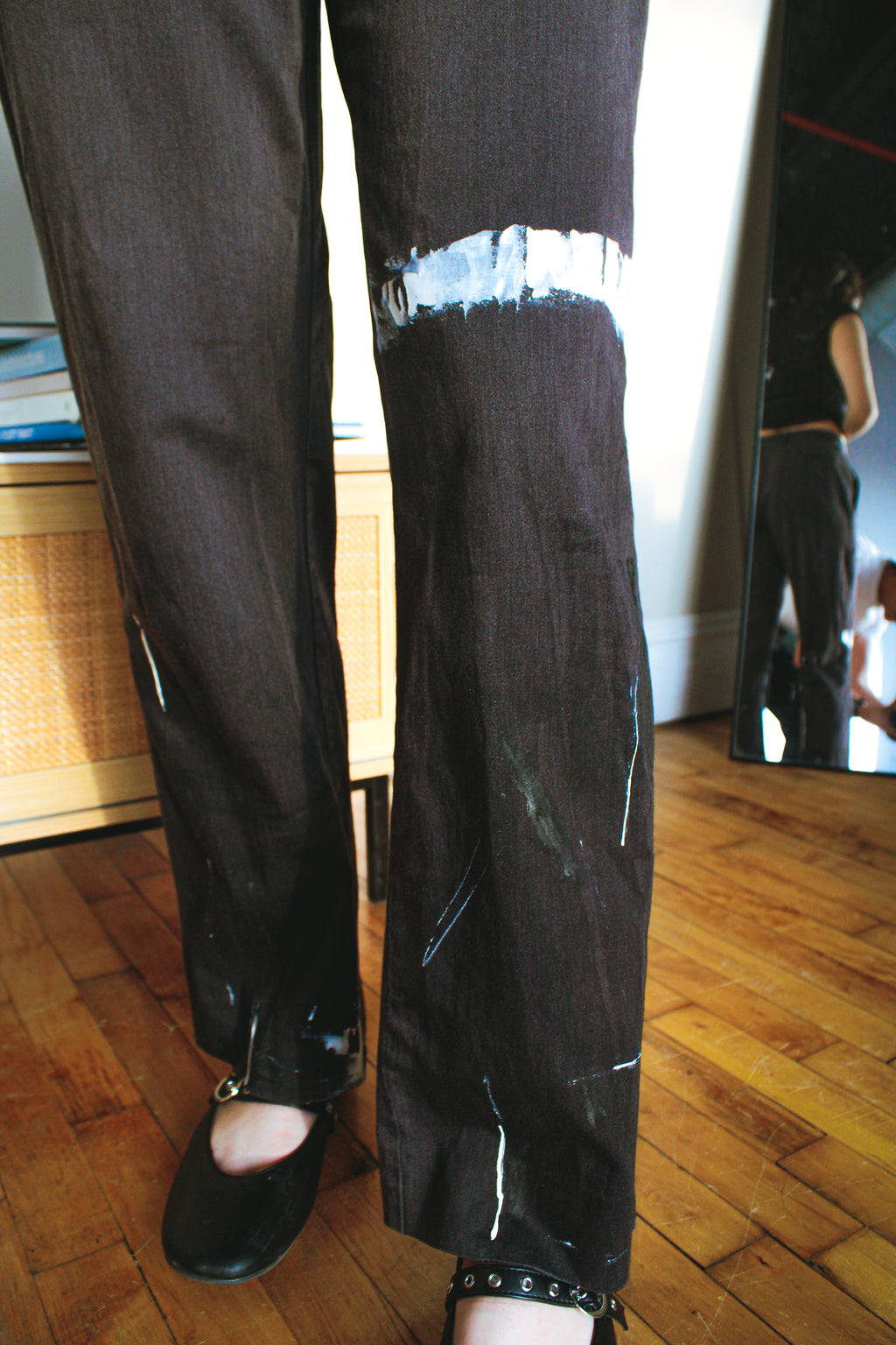 dark grey paint dress pants