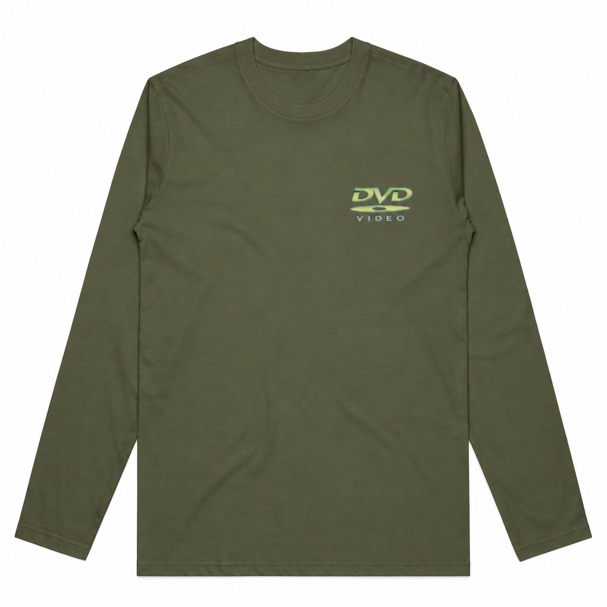 DVD long sleeve tee olive