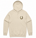 goodluck horseshoe hoodie sand
