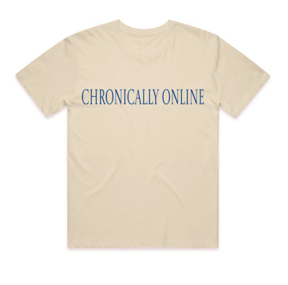 chronically online tee