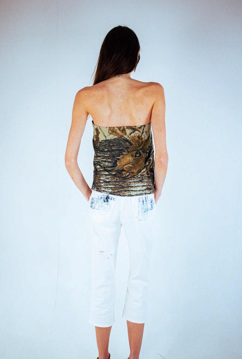 realtree strapless top