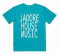j’adore house music tee teal