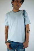 lucky 7 tee ice blue