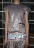 t-shirt zippé sur le côté