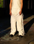 pantalon de jogging ample à drapé