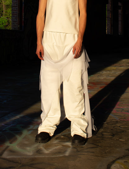 pantalon de jogging ample à drapé