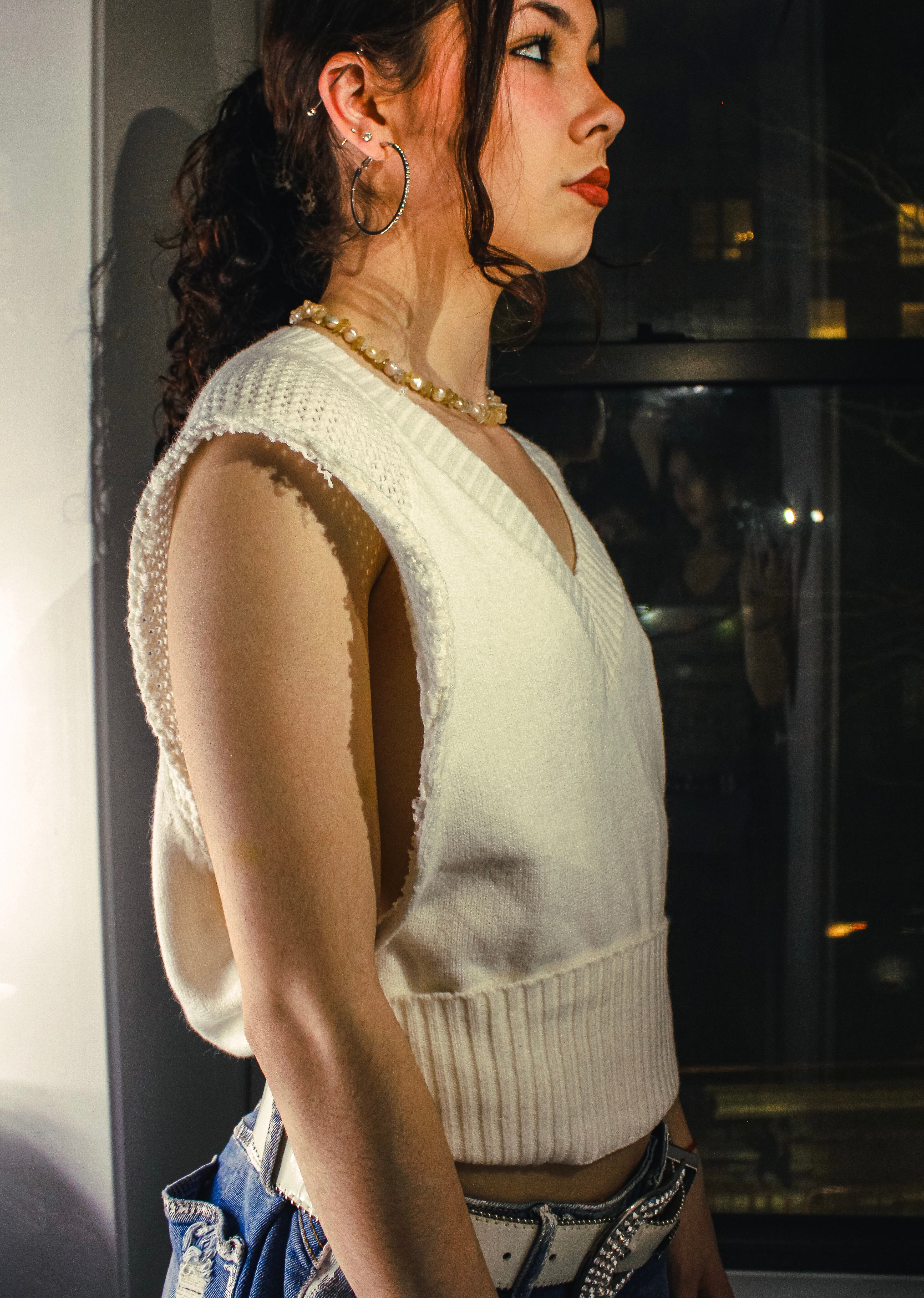 cait foldover sweater vest